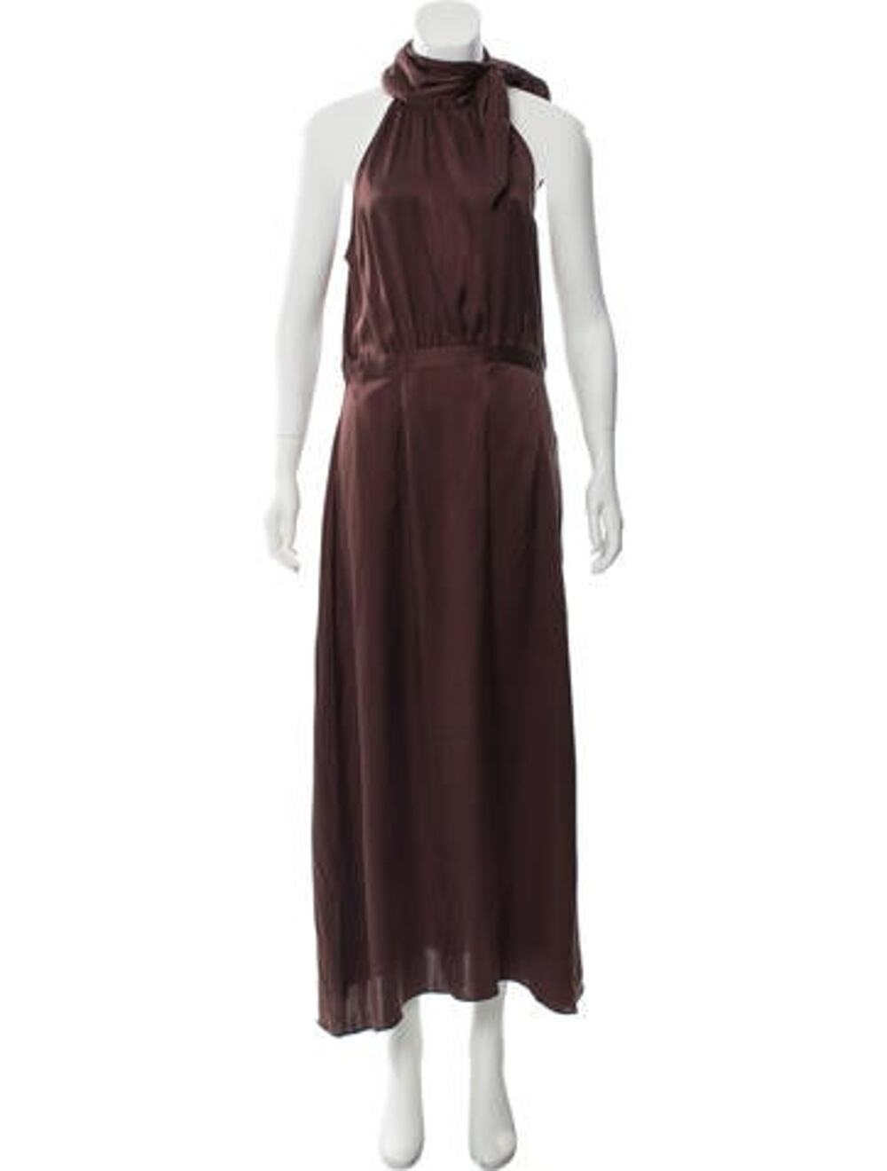 Zimmermann Silk Halterneck Dress in Purple - 4